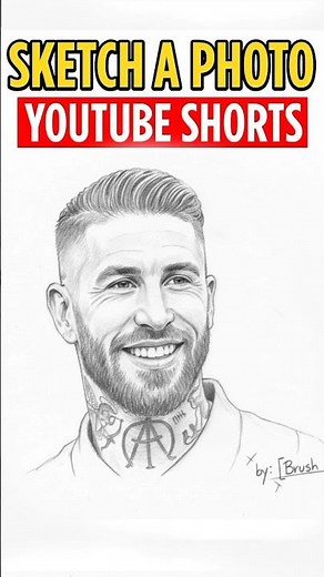 “Sergio Ramos Sketch ✍️ | The Lion of Madrid!”