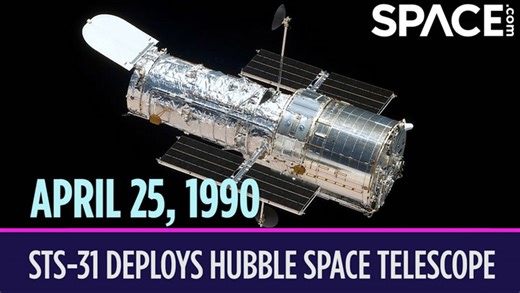 OTD in space – April 25: STS-31 deploys Hubble Space Telescope