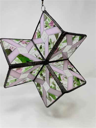 3D Stained Glass Spinner - Etsy