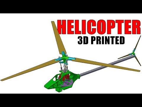 I'm making a fully 3D printed RC Helicopter with Arduino