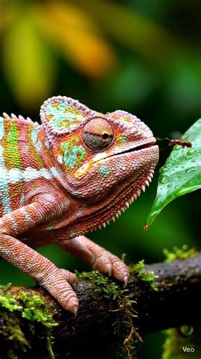 Pink Lizard’s Lightning Strike 🦎⚡ | Nature’s Perfect Hunter
