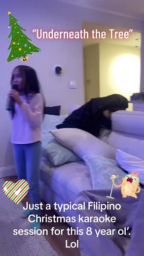 Fun Christmas karaoke session with my 8 year old singing a song from one of her favorite singers @kellyclarkson #fyp #singing #foryou #foryoupage #childsinger #madisonlauren #holiday #karaoke #madsongs #filipino #giftedkid #holidaytiktok #Christmassong #christmastiktok #kellyclarkson #underneaththetree