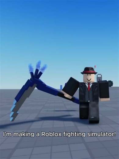Day 5 of making a roblox fighting simulator! #Roblox #dev #FightingGame #simulator #update