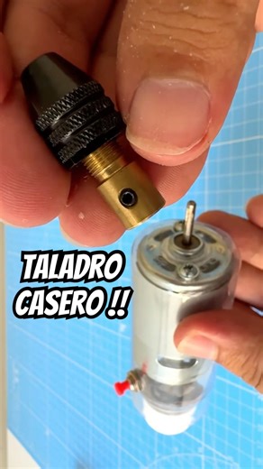 Homemade DIY drill with maximum power 🚀🚀🚀🚀🚀