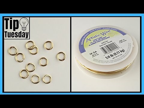 How to Make Your Own DIY Jump Rings for Jewelry Making Tip Tuesday Tutorial