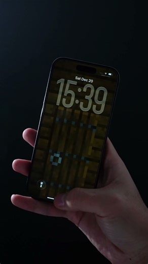 Minecraft Door Opening Loop Wallpaper(Find more in my bio) #Minecraft #Wallpaper #livewallpaper