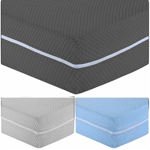 Mattress Cover Full Zip Encasement Anti Bed Bug Mattress Protector All UK Size