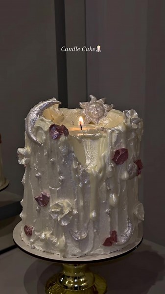 Candle Cake Recipe ✨ | Easy Buttercream Decor