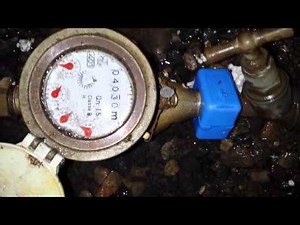 Fuite d'eau sur mon compteur