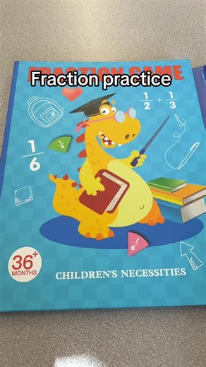 Great way to practice fractions #fractions #fraction