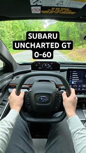 2026 Subaru Uncharted GT Acceleration