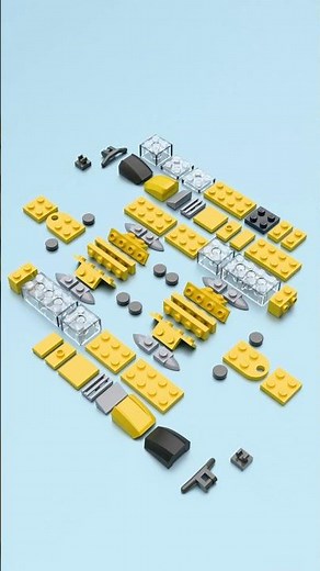 LEGO Modern Tram | City Timelapse Build