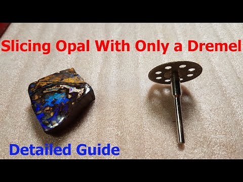 How to Slice Opal with a Dremel (Detailed Guide Slicing Opal)