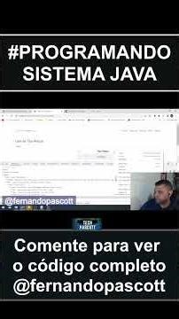 #5 #LIVE5 Programando Sistema do ZERO com Java - JSP - HTML - CSS - Mysql #coding #livecode #java