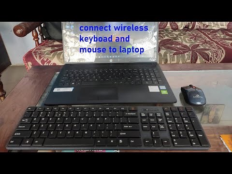 How to Connect Wireless Keyboard And Mouse to Laptop || Wireless Keyboard Mouse kaise connect Kare