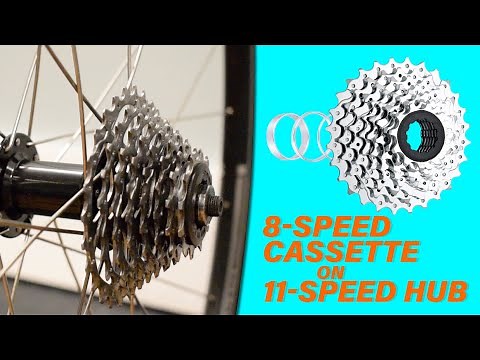 Cassette Spacers: 8 Speed on 11 Speed Hub