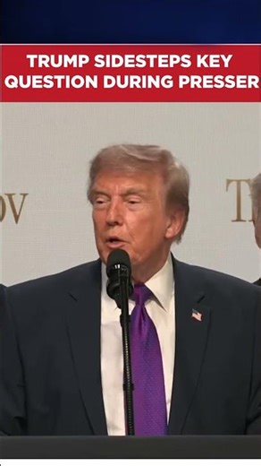 Trump Dodges Key Question at Presser; Talks Iran War, China Meeting, Tehran Nuclear Issue #shorts