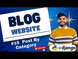 Dynamic Blog Website using Django | post by category