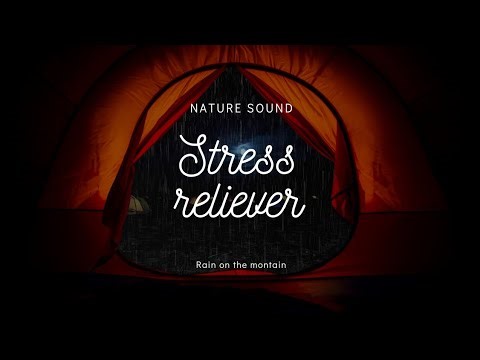 Rain Sounds Inside Tent at Night ⛺ Heavy Rain for Sleep, Relaxing Camping Ambience