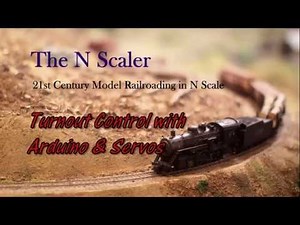 Turnout Control with Arduino and Servos