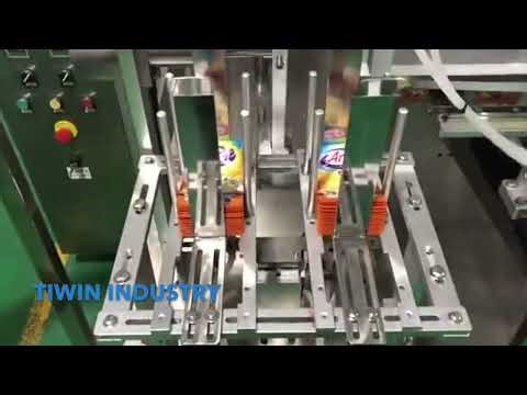 Double output pre-bag packing machine#tiwinindustry #machine #madeinchina #demo##workingprinciple