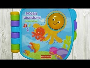 Fisher-Price Ocean Wonders Colourful fun book sound book Fisher price toys for baby
