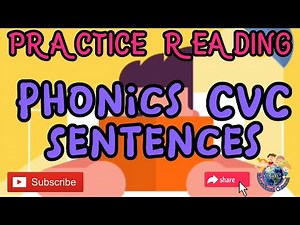 Practice Reading Phonics CVC Sentences