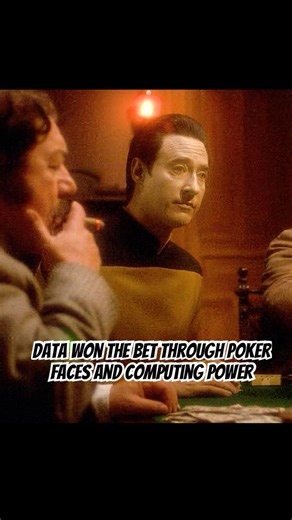 Data won the bet through poker faces and computing power#shortvideo #shorts #foryou #drama
