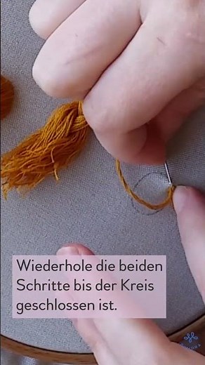 Einfach Haare Sticken #sticken #stickenlernen