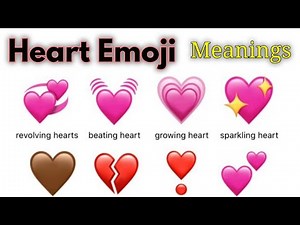 Heart Emoji Meanings