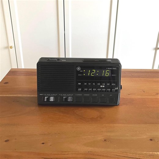 Vintage General Electric Alarm Clock Radio Am/fm, 90’s- Model 7-4648A - Etsy