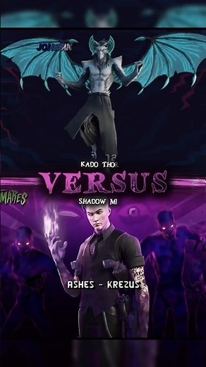 Kado Thorne V Shadow Midas│Fortnitemares VS Edit