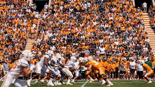 Vols Conclude Spring With Annual Orange & White Game - University of Tennessee Athletics