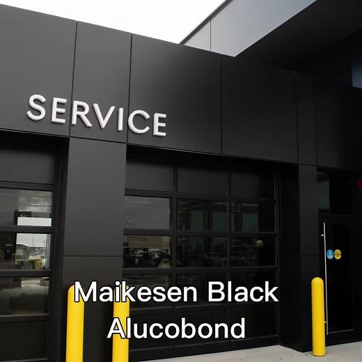 Black color Alucobond Aluminum composite panel for exterior wall cladding