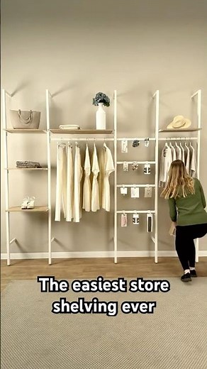 Simple Shop Design Idea with Modular Retail Shelving | Mandai Design #storedesign #retaildisplay