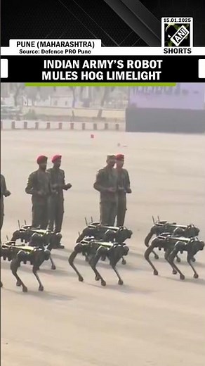 Watch: Indian Army's robotic mules hog limelight in Army Day Parade 2025