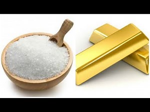 Salt water recovery gold. World secret. :) Chemistry games