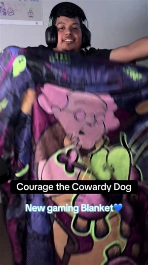Cool Courage the Cowardly Dog Gaming Blanket Unveiled!