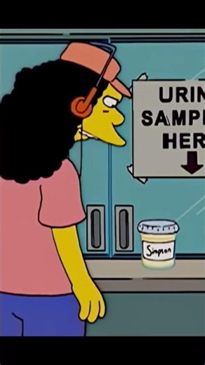 TESTE De URINA #simpsons #shorts #meme #exames