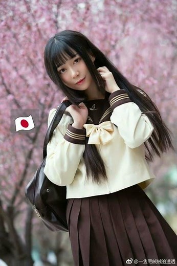 🇯🇵 Japan school uniform girls 💜💜#short