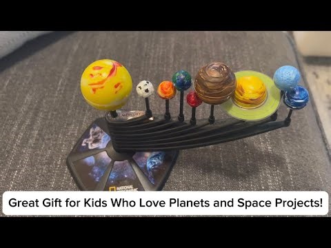 🎨 Paint and Build a Glow in the Dark Solar System Model with Kids
