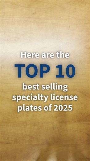 5.7K views · 25 reactions | These are the top 10 best-selling specialty license plates of 2025. #PickYourPlate at bmv.ohio.gov | Ohio Bureau of Motor Vehicles | Facebook