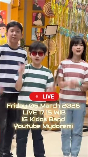 KIDOS BAND LIVE !! #kidosband #laguanak #kidssongs #lagu #kids #anak #live #kids #shorts