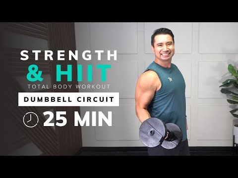 DUMBBELL FULL BODY WORKOUT | STRENGTH & CARDIO