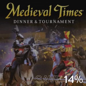 ⚔️✨ Toronto's most epic medieval experience just got more affordable! 💰 Save up to 14% on General Admission at @TorontoMedievaltimes. Download your coupon today and enjoy knights, jousting & a royal feast without breaking the bank! 📜 Limited time only! | Attractions Ontario