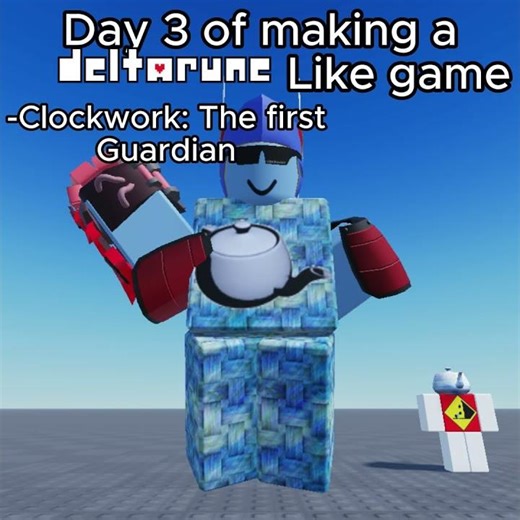 Day 3: Making A Deltarune Type Game (REUPLOAD) #roblox #robloxstudio #gamedevelopment #deltarune