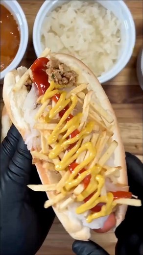 Hot Dog estilo 🇵🇷 cómo los de carritos #hotdogpuertorico #puertoricanstylehotdog #recetas | Alex Ramiro Reyes Rivera