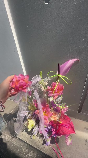 #花屋 #flower #camille #学芸大学 #染め花 #花 #florist #アレンジメントフラワー