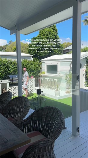 BBQ all day everyday - The best perk of having an Aussie boyfriend, every time we’re back in Aus it’s bbq 24/7 #australia #australian #aussie #aussiesinlondon #aussiebbq #aus