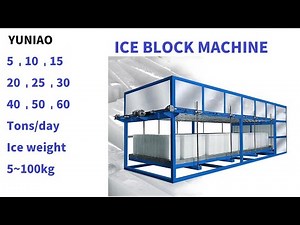 Customized 5 to 60 Tons Per Day Direct Refrigeration Ice Block Making Machine South Africa